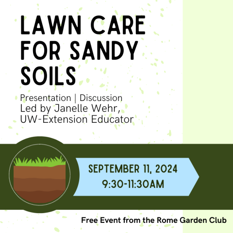 image of grass with layers of dirt shown