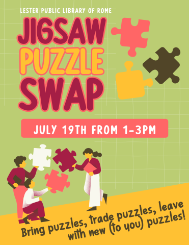 Image of three people putting together a jigsaw puzzle