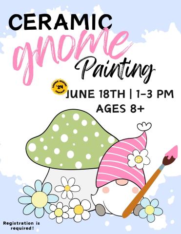 Ceramic Gnome Painting Ceramic Gnome Painting