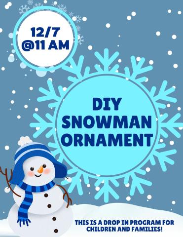 DIY Snowman Ornament Snowman Ornament