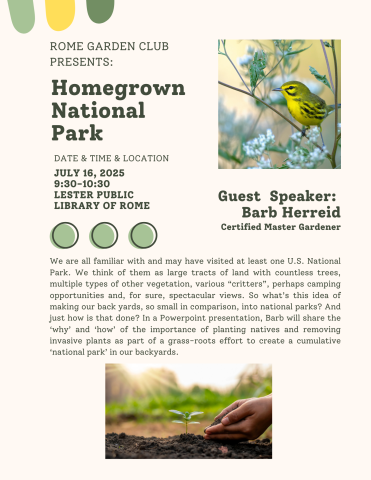 Homegrown National Park Homegrown National Park
